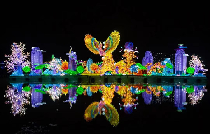 “灯耀百草园奇幻中药游”大型游园灯会